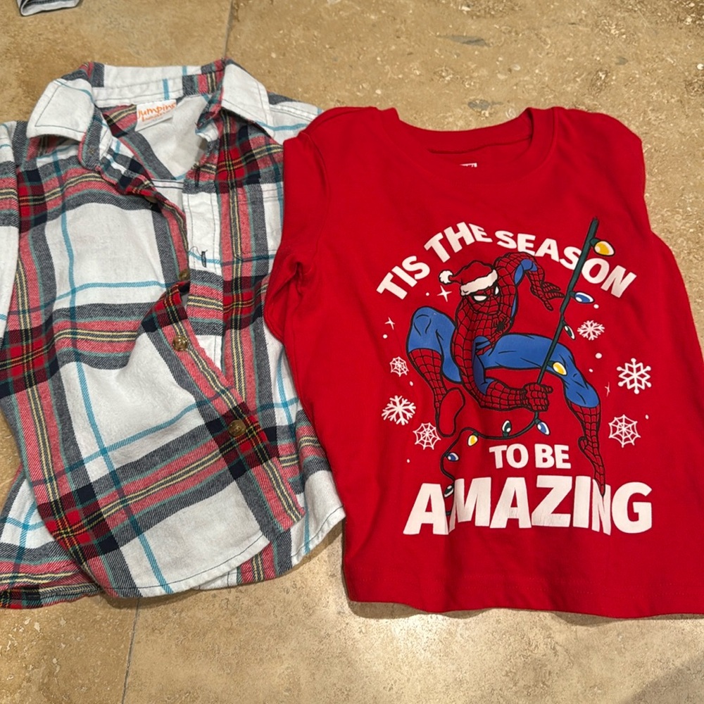 Boys holidays shirts 4t